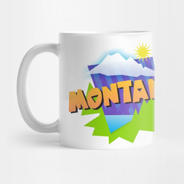 Montana Mountains Graphic by Dale Preston Design